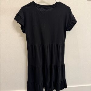 J.Crew Black Tiered Short Sleeve Dress Size S